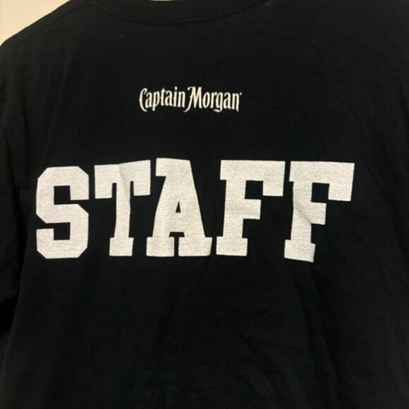 Captain Morgan Staff Size Large T-Shirt - Picture 5 of 5